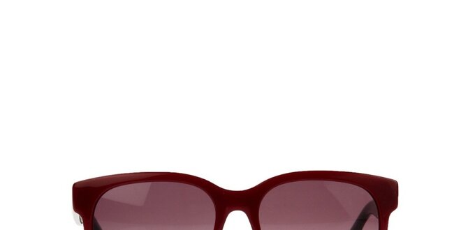 Unisex červené slnečné okuliare so šedými stranicami Marc Jacobs