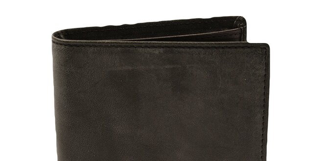 Pánska čierna hladká peňaženka Pierre Cardin