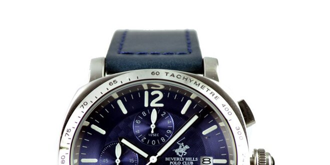 Pánske hodinky s fialovým ciferníkom Beverly Hills Polo Club