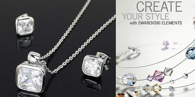 Kryštálový set SWAROVSKI ELEMENTS