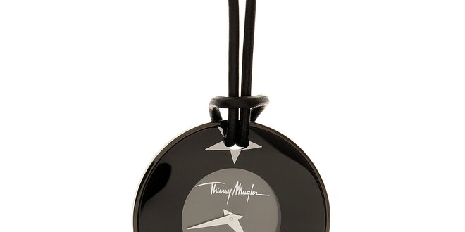 Dámske čierne náramkové hodinky Thierry Mugler