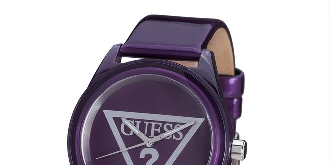 Dámske fialové hodinky Guess