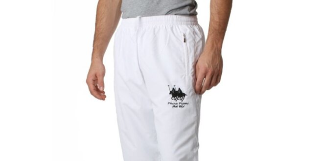 Pánske biele športové nohavice Frank Ferry