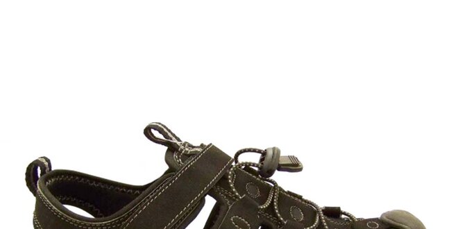 Pánske čierne sandále s vyztuženou špičkou Numero Uno