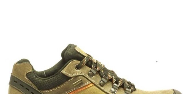 Pánske kožené béžové topánky Numero Uno