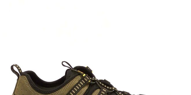 Pánske ľahké trekové šedohnedé topánky Numero Uno