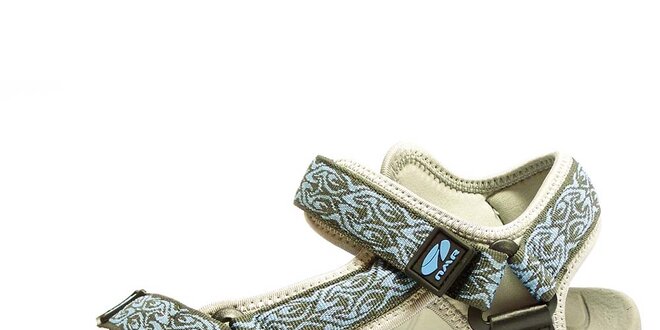 Dámske sandále s modrým prvkom Numero Uno