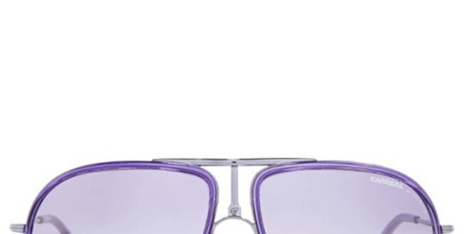 Fialové slnečné okuliare s tenkými stranicami Carrera
