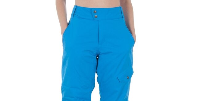 Dámske svetlo modré lyžiarske nohavice Columbia s membránou
