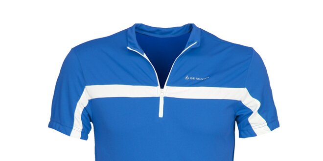 Pánske modré cyklistické tričko Bergson