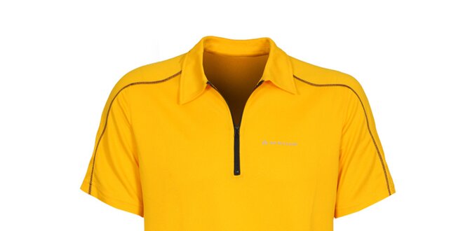 Pánsky žltý dres s krátkym rukávom Bergson