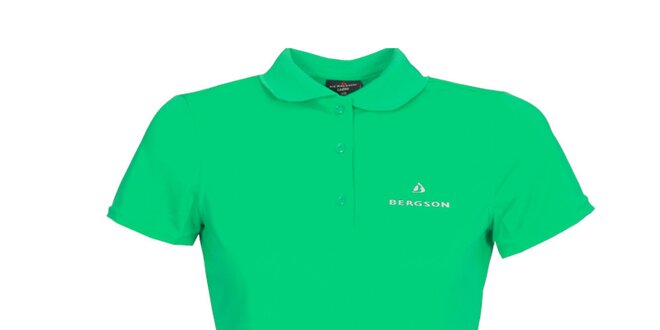 Dámske zelené polo tričko Bergson
