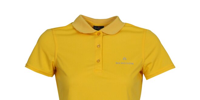 Dámske žlté polo tričko Bergson