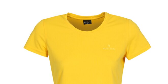 Dámske funkčné citronové tričko s krátkym rukávom Bergson