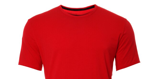 Pánske červené podvliekacie tričko Calvin Klein