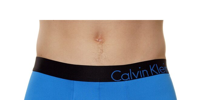 Pánske azôrovo modré boxerky Calvin Klein