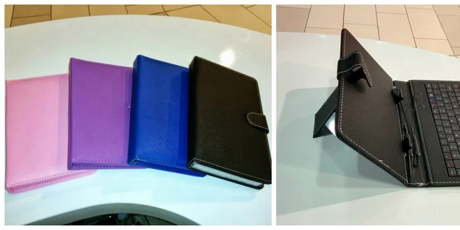 Obal so vstavanou klávesnicou- Kompatibilné zo všetkými druhmi 7" tabletov !