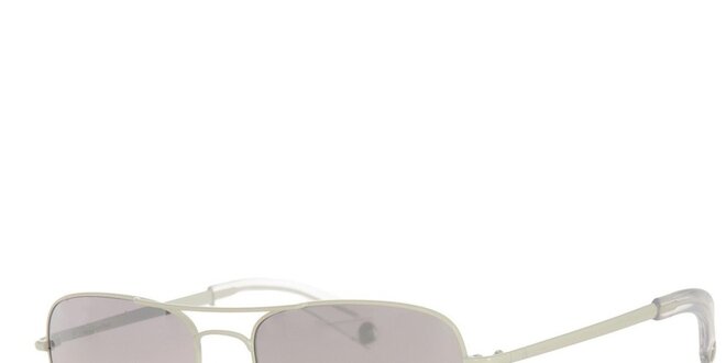 Pánske šedé hranaté slnečné okuliare Calvin Klein