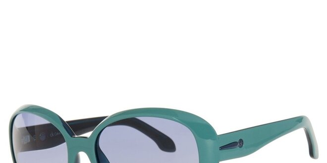 Dámske tyrkysovo-modré slnečné okuliare Calvin Klein