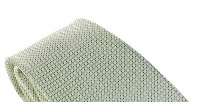 Pánska zelená kravata so vzorom Marsanpiel