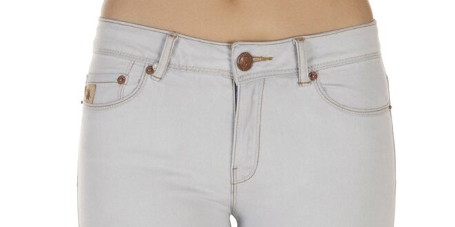 Dámske svetlé džínsové kraťasy Lois