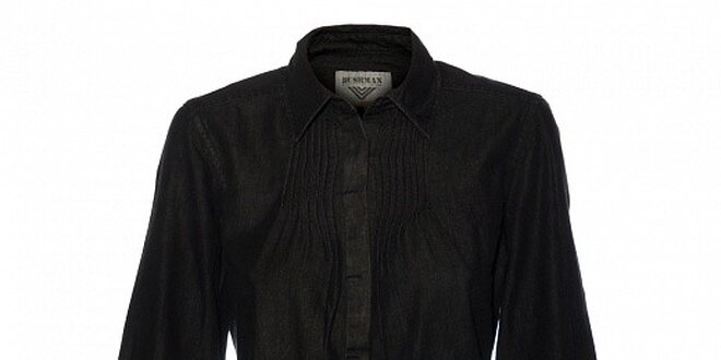 Dámska čierna džínsová košeľa Bushman
