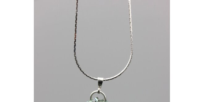 Dámsky náhrdelník s dúhovým príveskom Swarovski