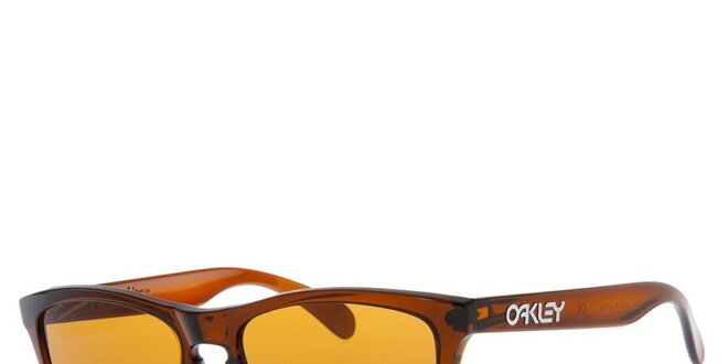 Hnedé slnečné okuliare Oakley