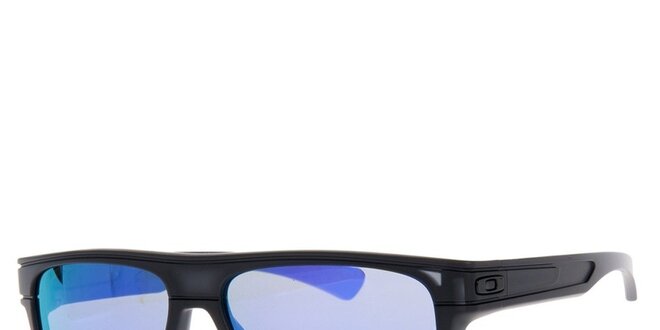 Čierne slnečné okuliare s fialovými sklami Oakley