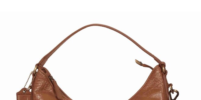 Dámska koňakovo hnedá kabelka POON Bags