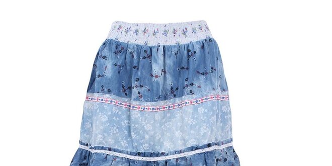 Dámska sukňa v modrých odtieňoch Dislay DY Design