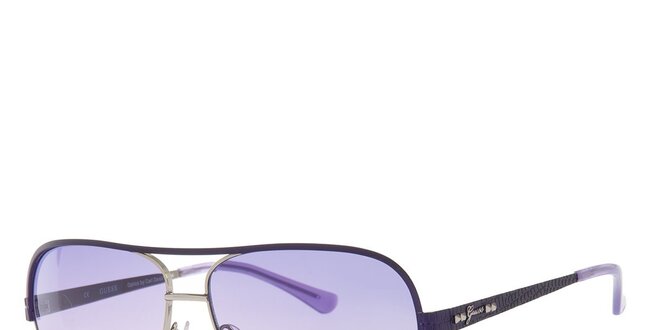 Dámske slnečné okuliare s fialovými sklami Guess