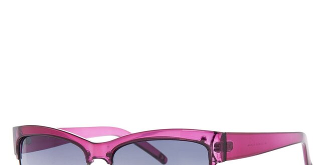 Dámske ružové hranaté slnečné okuliare Guess
