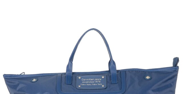 Dámska veľká nákupná taška v modrej farbe Calvin Klein Jeans