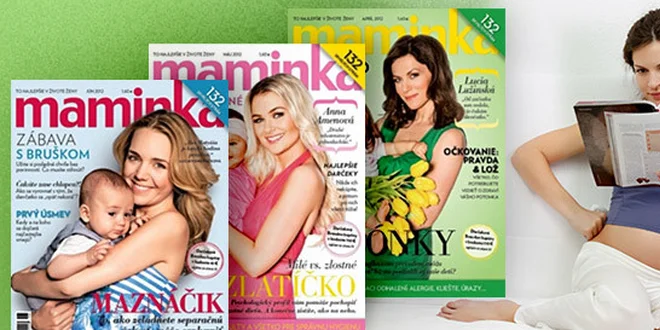 Ročné predplatné časopisu MAMINKA