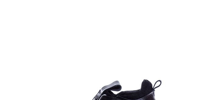 Dámske pevné sandále v čiernej farbe El Dantes