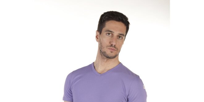 Pánske fialkové tričko SixValves