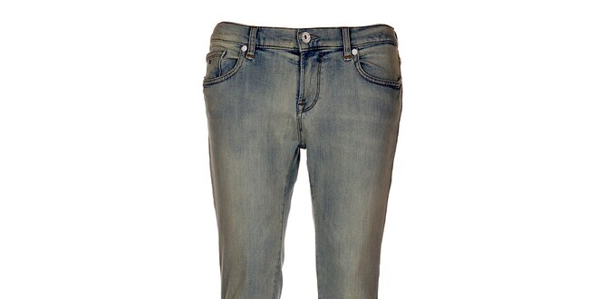 Bledo-modré úzke džínsy Tommy Hilfiger