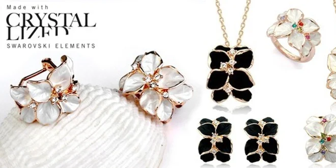 Privítajte jar s nežnými kvetovanými šperkami Swarovski Elements