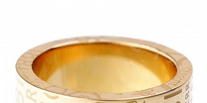 Dámsky zlatý prsteň Cerruti 1881 s kamienkami