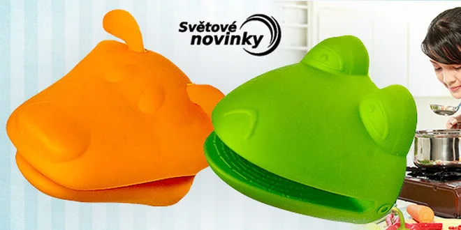 Silikónové chňapky v tvare zvieratka
