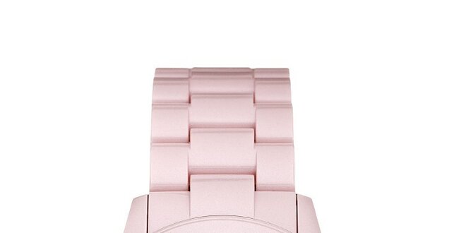 Dámske pastelovo ružové hodinky Guess
