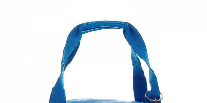 Modrá kabelka s príveskom Ferré