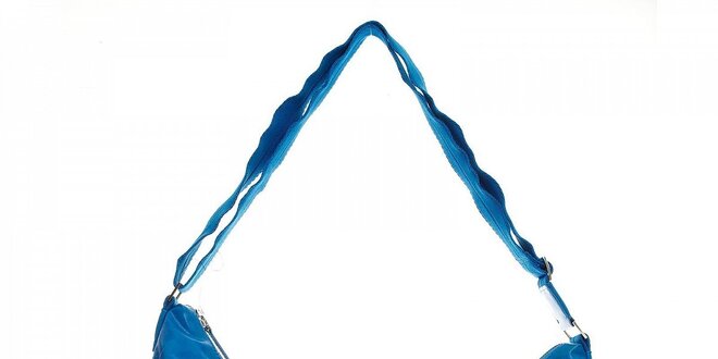 Modrá jednoduchá kabelka Ferré