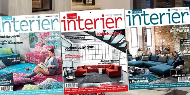 Polročné predplatné časopisu INTERIER/EXTERIER