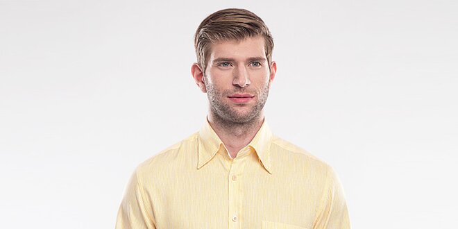 Pánska žltá košeľa Blažek
