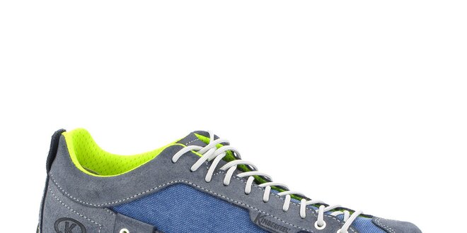 Unisex modro-neonové športové topánky Kimberfeel