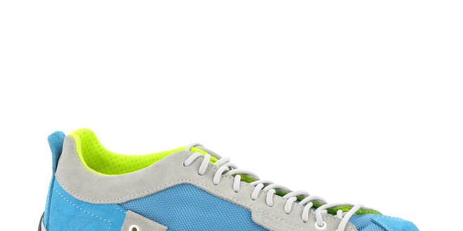 Unisex tyrkysovo-neonové športové topánky Kimberfeel
