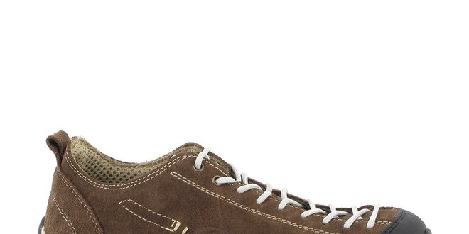 Unisex nízke hnedé outdoorové topánky Kimberfeel