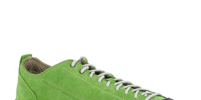 Unisex nízke zelené outdoorové topánky Kimberfeel